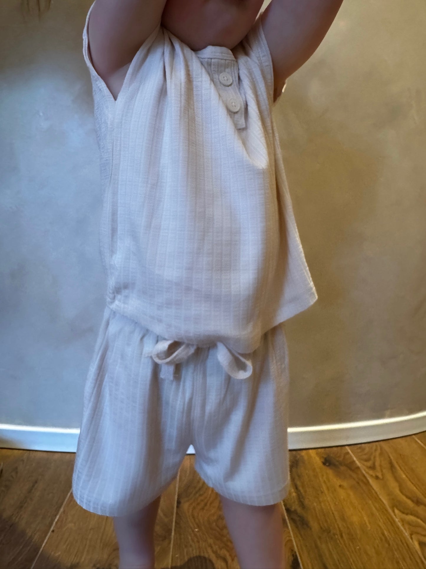Cream Racer Boy Set