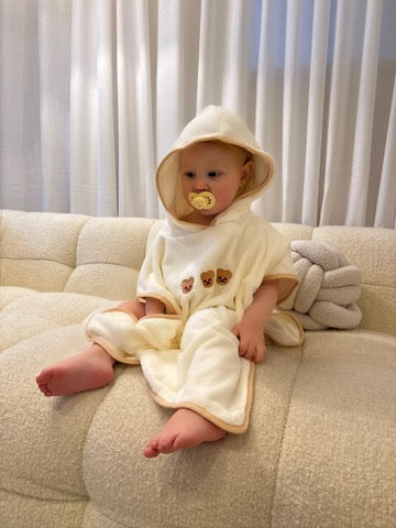 Baby Bear Towel Poncho One Size