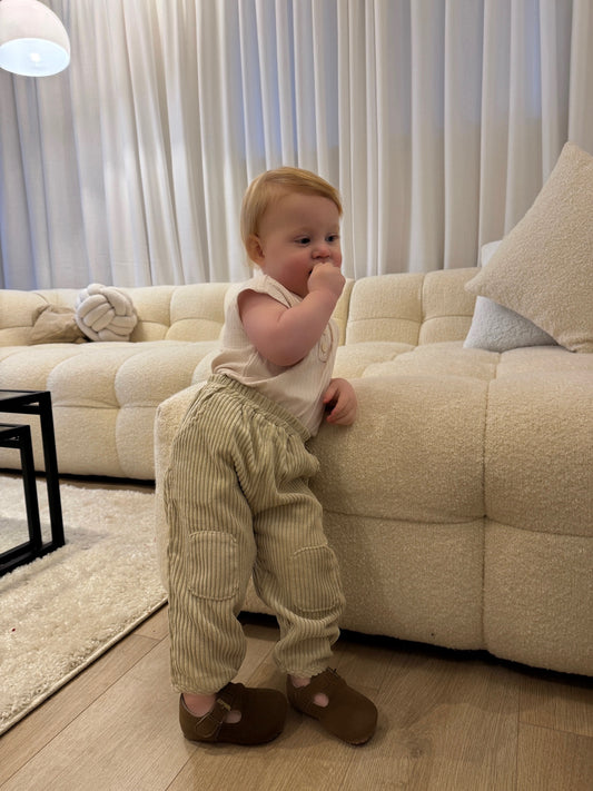 Teddy Bear Suede Chinos