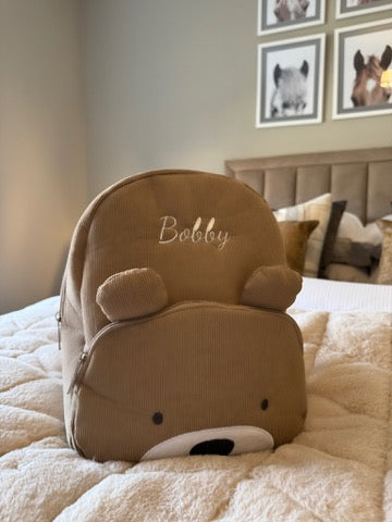 Personalised Baby Bear Unisex Rucksack