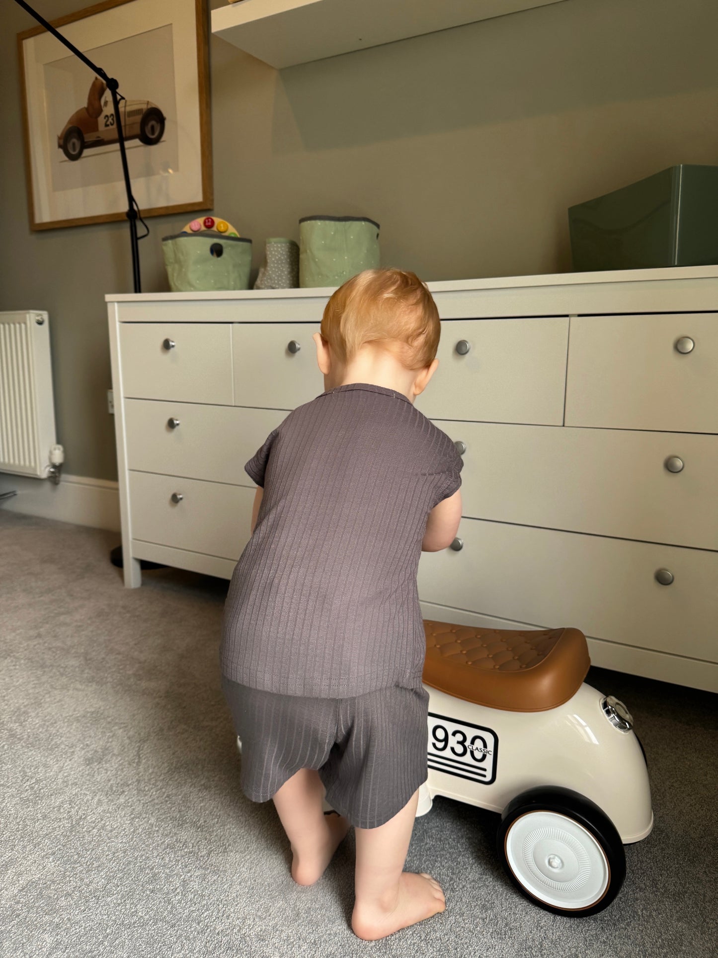 Charcoal Racer Boy Co-Ord Set